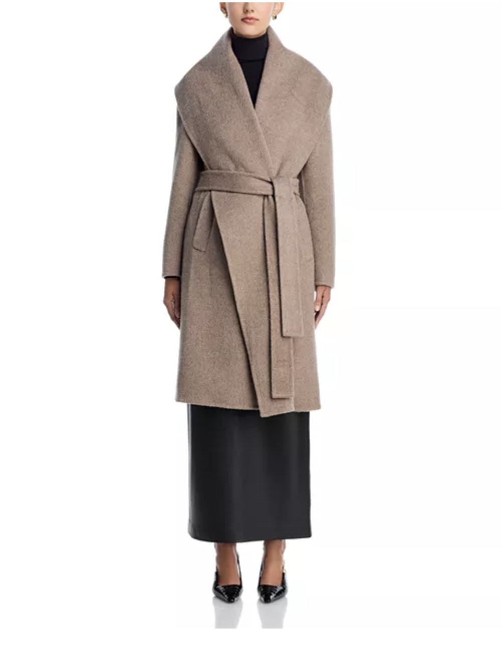 Kobi Halperin Yael Wool Blend Belted Coat